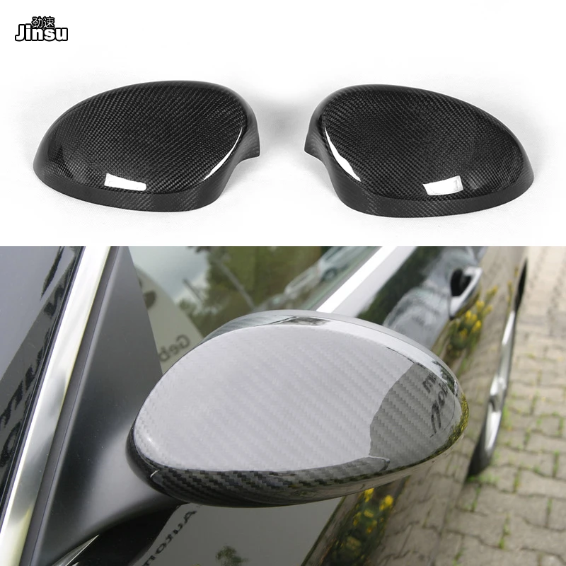 Настоящее углеродное волокно боковое зеркало крышка крышки оболочка для BMW 3 seies