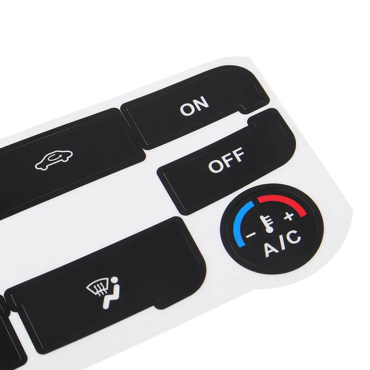 Черный/серебристый автомобильный Кондиционер AC Кнопка климат контроля Ремонт