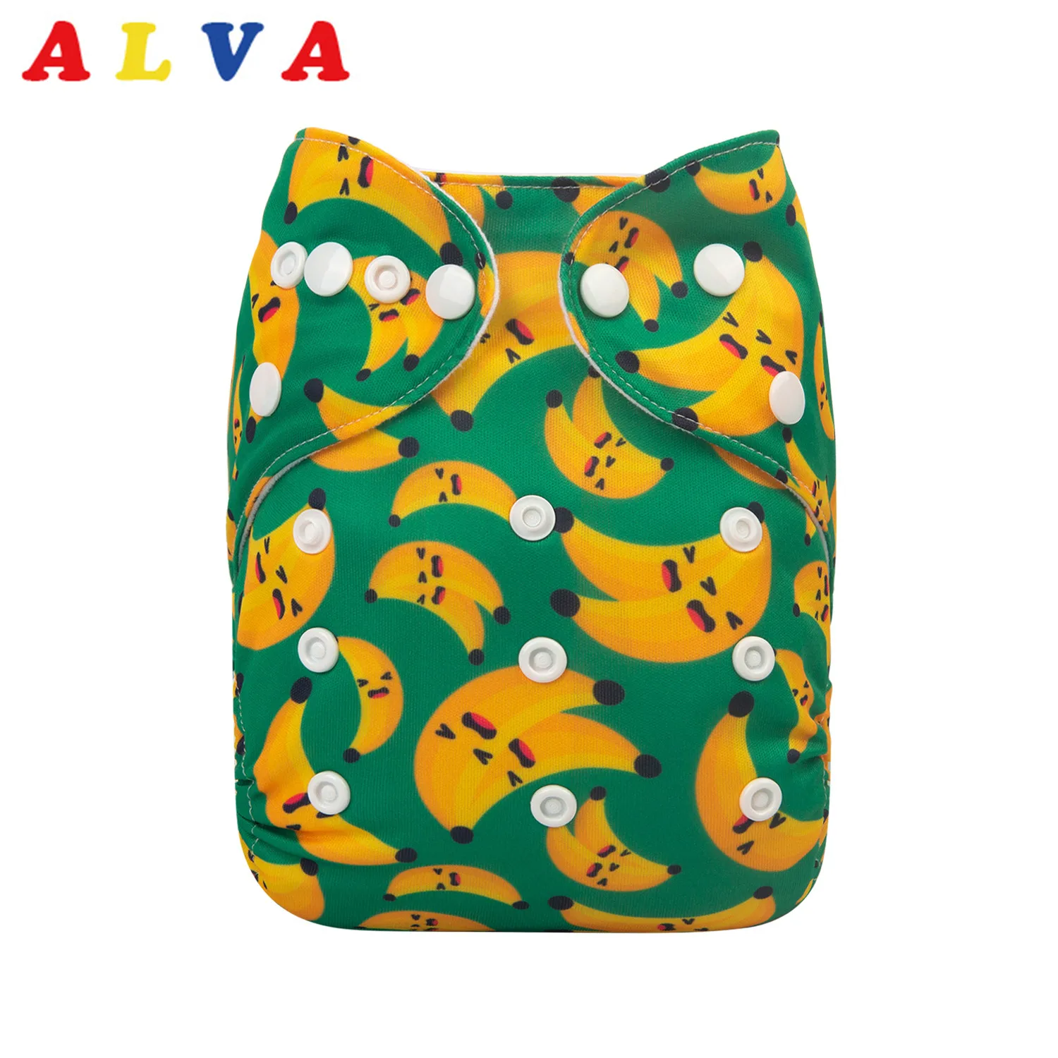Новый дизайн детские тканевые подгузники Alvababy с принтом 1 вставкой из