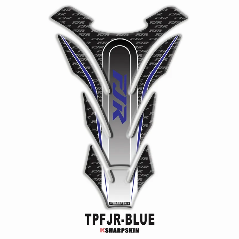 

Motorcycle 3D fuel tank pad sticker protective decorative decal For YAMAHA FJR Fish Bone Sticker fjr 1300