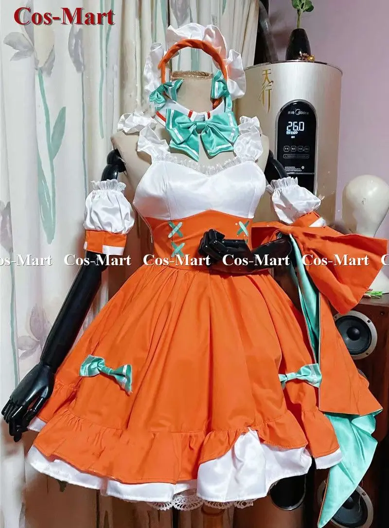 

Косплей-костюм аниме Vtuber Hololive Takanashi Kiara, милое платье горничной, женское платье для вечевечерние