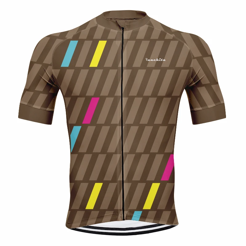 Мужские майки для велоспорта RUNCHITA летняя одежда с коротким рукавом Ropa De Ciclismo Maillot