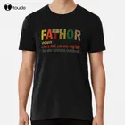 Мужская хлопковая футболка с надписью Fa-Thor, как папа