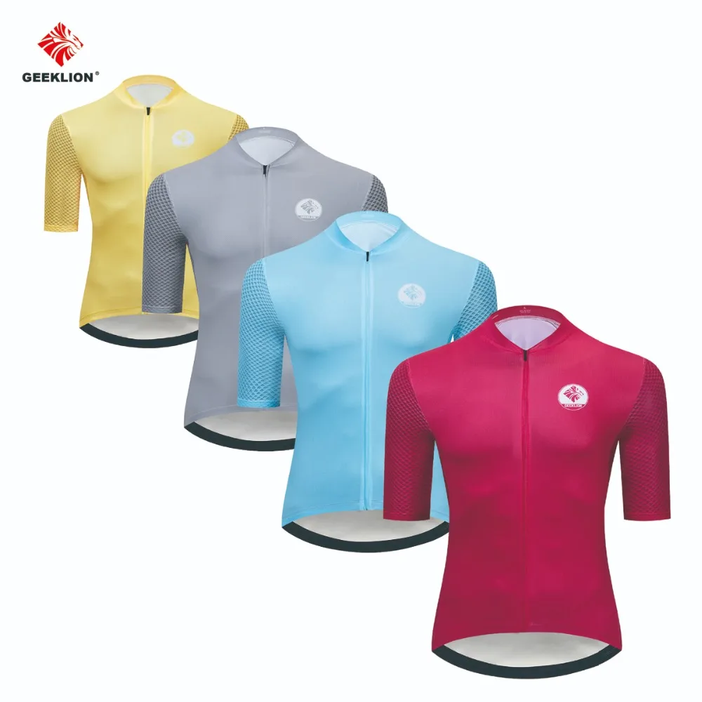 

Geeklion New Pro Short Sleeves Cycling Jersey 2019 Team Cyclist Maillot Bike Jersey MTB Pro Wear Summer Cycle Kit