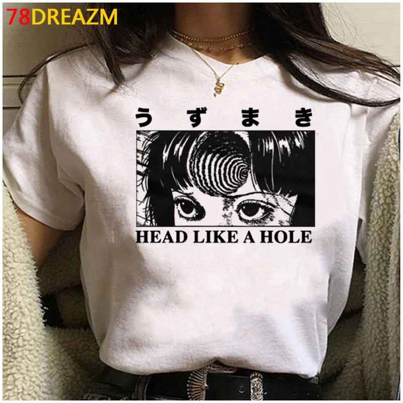 Футболка Junji Ito Tomie Shintaro Kago мужская с винтажным принтом уличная одежда в стиле