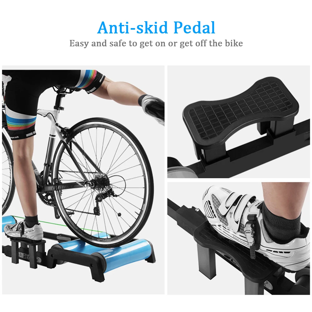 

Foldable Bike Trainer Stand Indoor Stationary Cycling Roller Trainer MTB Mountain Bike Road Bicycle Exercise Station Adjustable