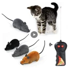 Беспроводная мышь с дистанционным управлением для кошек и домашних животных, игрушечная Мобильная мышь для кошек, Жевательная кошка с инфракрасным радиоуправлением, электронный пульт дистанционного управления, Подарочные игрушки