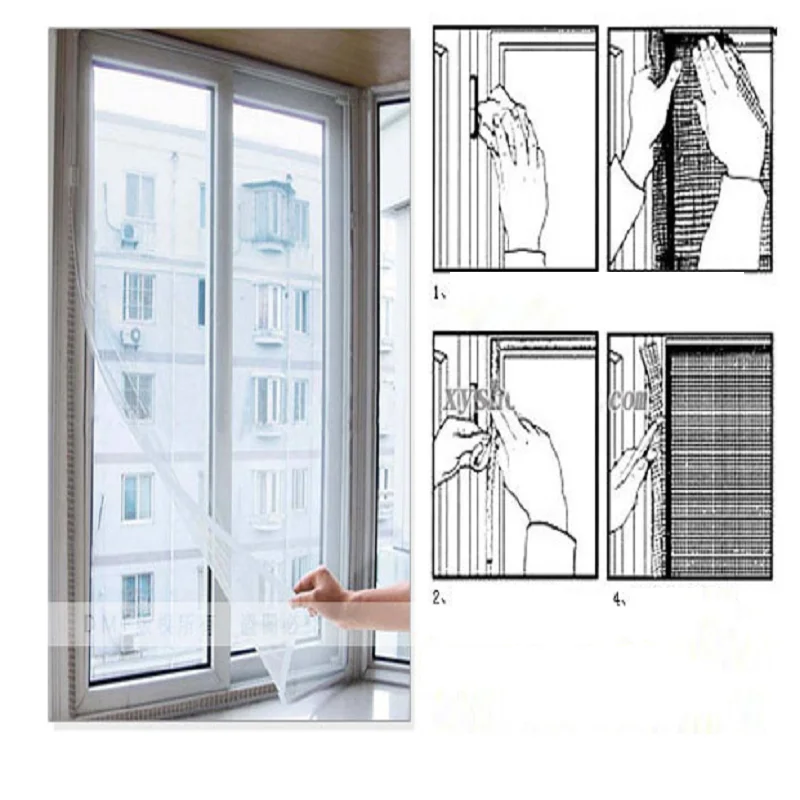Крытая сетка для занавес от насекомых москитная окна противомоскитная кухонного