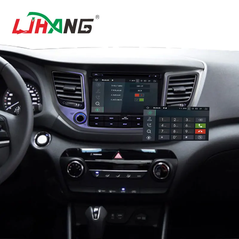 Автомобильный DVD плеер LJHANG Android 10 для HYUNDAI TUCSON ix35 2016 2017 WIFI мультимедийный GPS