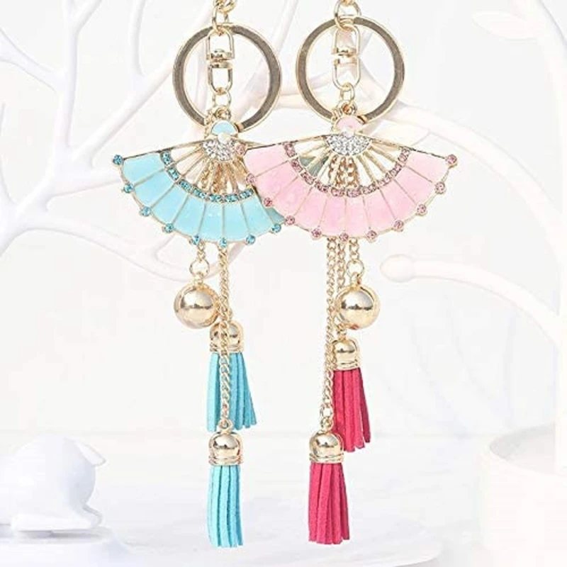 

140Pcs Mixed Colors Leather Keychain Tassels Bulk Acrylic Keychain Blanks Charms Earring Bracelets and Jewelry Making