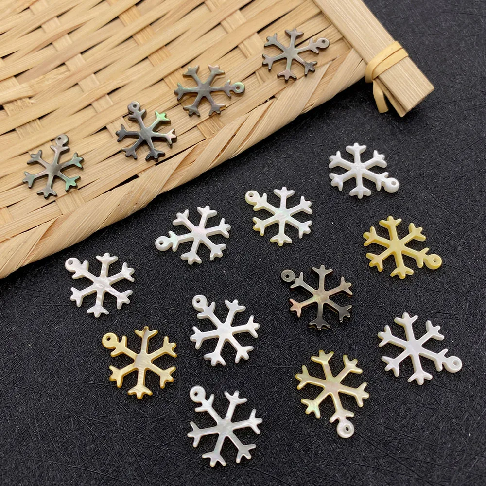 1 _ Подвеска из натуральной ракушки в форме снега Маленькая подвеска морской