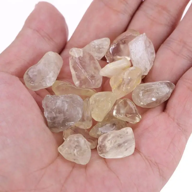 Необработанные грубые цитриновые камни кварцевые Хрустальные Бусины