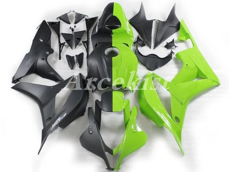 

New Complete Motorcycle Whole Fairings Kit Fit for HONDA CBR600RR F5 2007 2008 CBR600 600RR 07 08 Custom Free green black