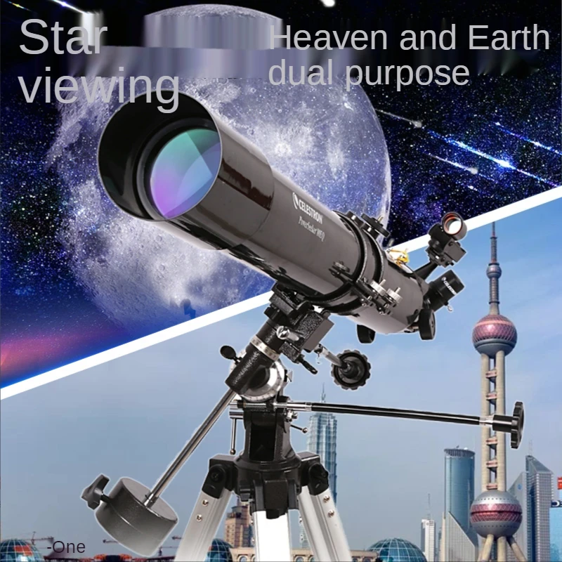 Celestron 80 EQ 80 / 900mm Origami Astronomical Telescope High-speed High-definition Starry Sky