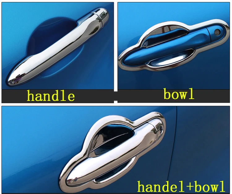 Крышка ручки двери для Renault Captur ABS хромированная крышка комплект отделки 2013 2017