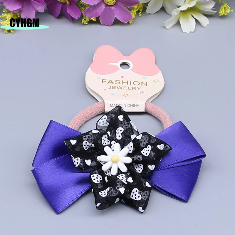 Новая мода обтянутая тканью Пакет резинки для волос резинка в африканском стиле