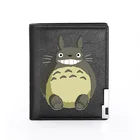 Новинка 2020, кошелек Totoro из искусственной кожи с тематическим принтом, мужской двойной держатель для кредитных карт, короткий кошелек для мужчин