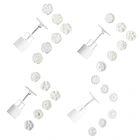 Пластиковые лунный пряник пресс-форм 50g цветок штамп пресс-форма для вырезания печенья Форма для выпечки, Сделай Сам аксессуары для праздника середины осени