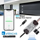 Интеллектуальная беспроводная (Wi-Fi) Выключатель гаражный дверной Управление; Для ewelink автомобиля открывателя гаражных дверей приложение Дистанционное Управление синхронизации голосового Управление Alexa Google