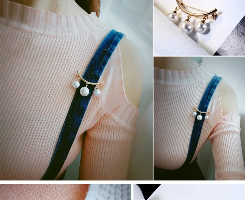 

Pearl Brooches for Women Anti-Exposure Brooch New Product Creative Fashion Korean Pin Cute Pins Scarf Buckle for Backpacks 2021