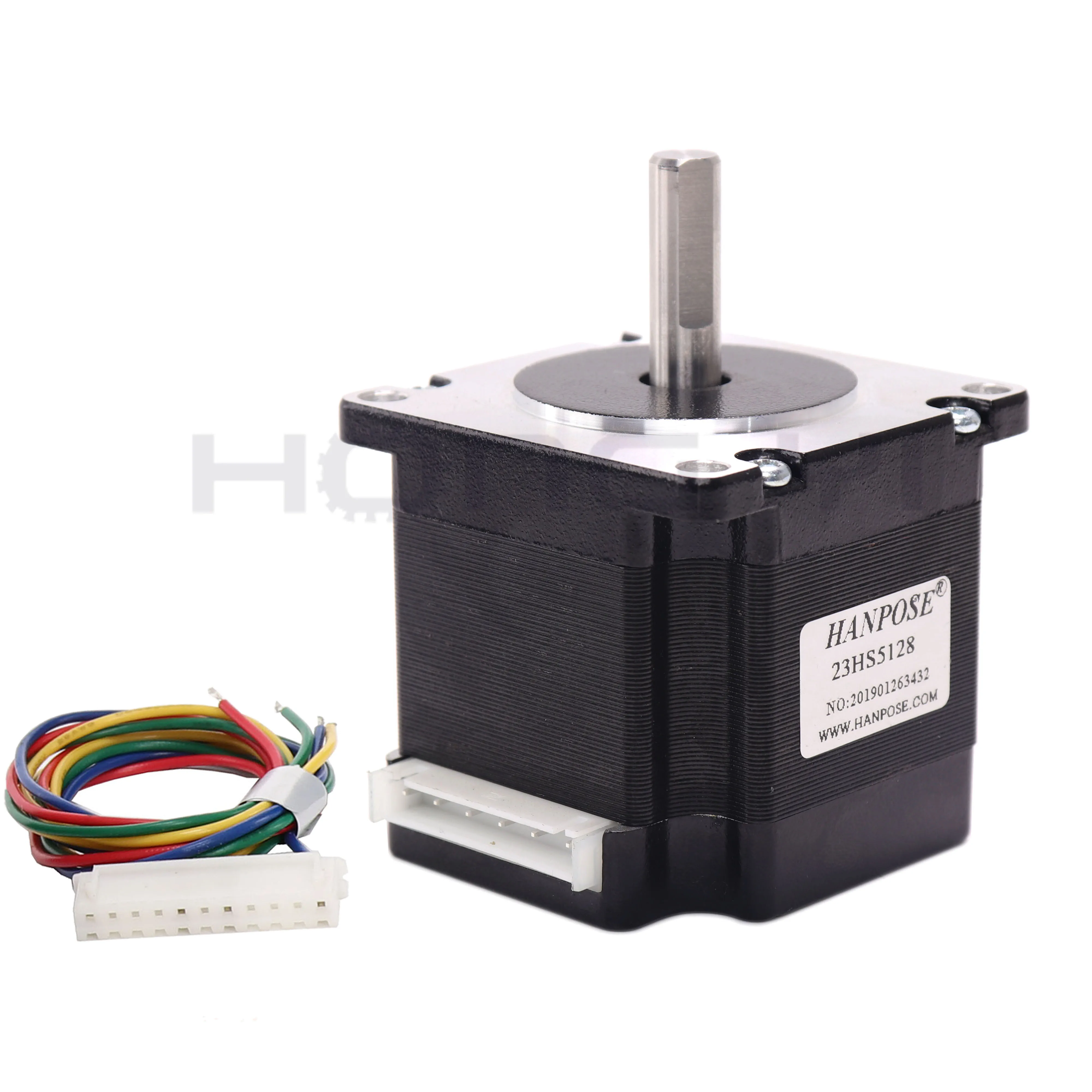 5 шт. 23HS5128 шаговый двигатель NEMA 23 51 мм 2.8A 101N. См черный для робота и лазера с ЧПУ