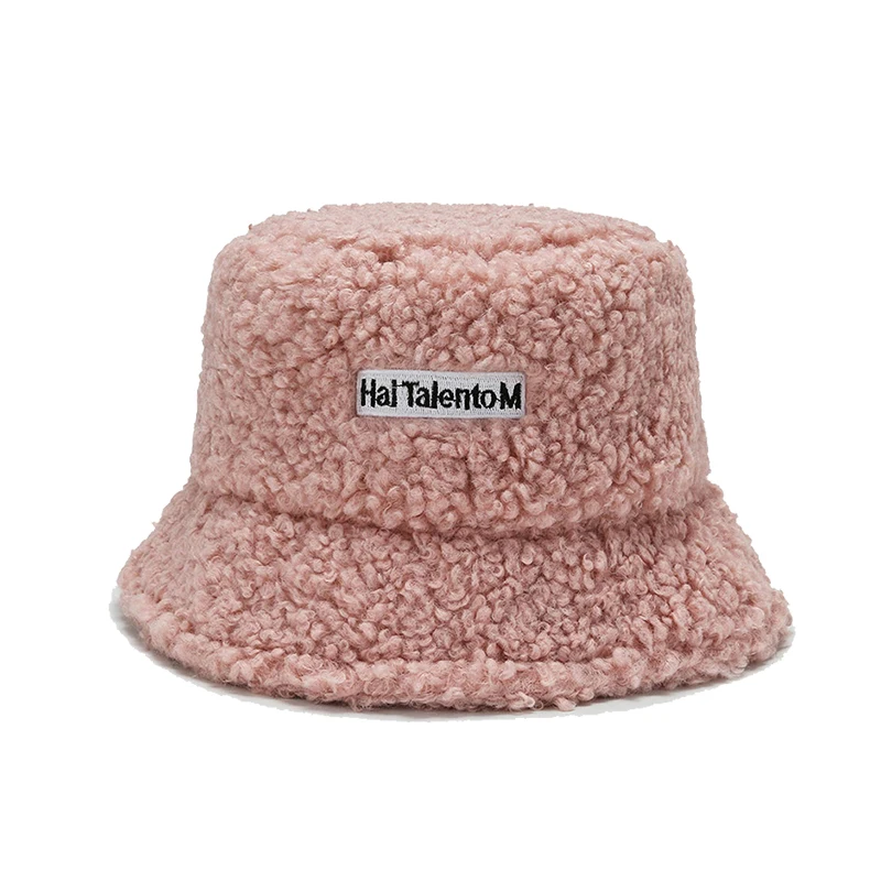 Женская зимняя шапка из искусственного меха ягненка плюшевый мишка Рыбацкая