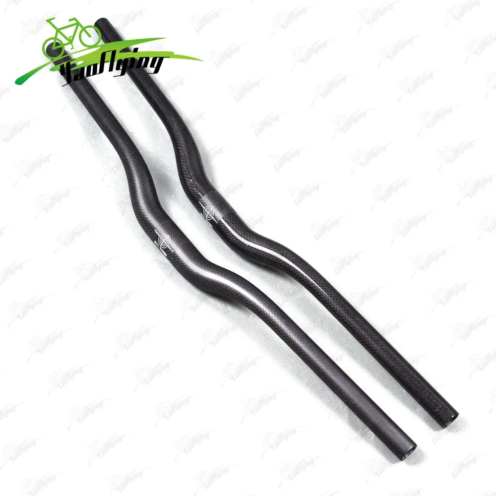 Запасные детали для велосипеда углепластик руль MTB с 3K переплетением