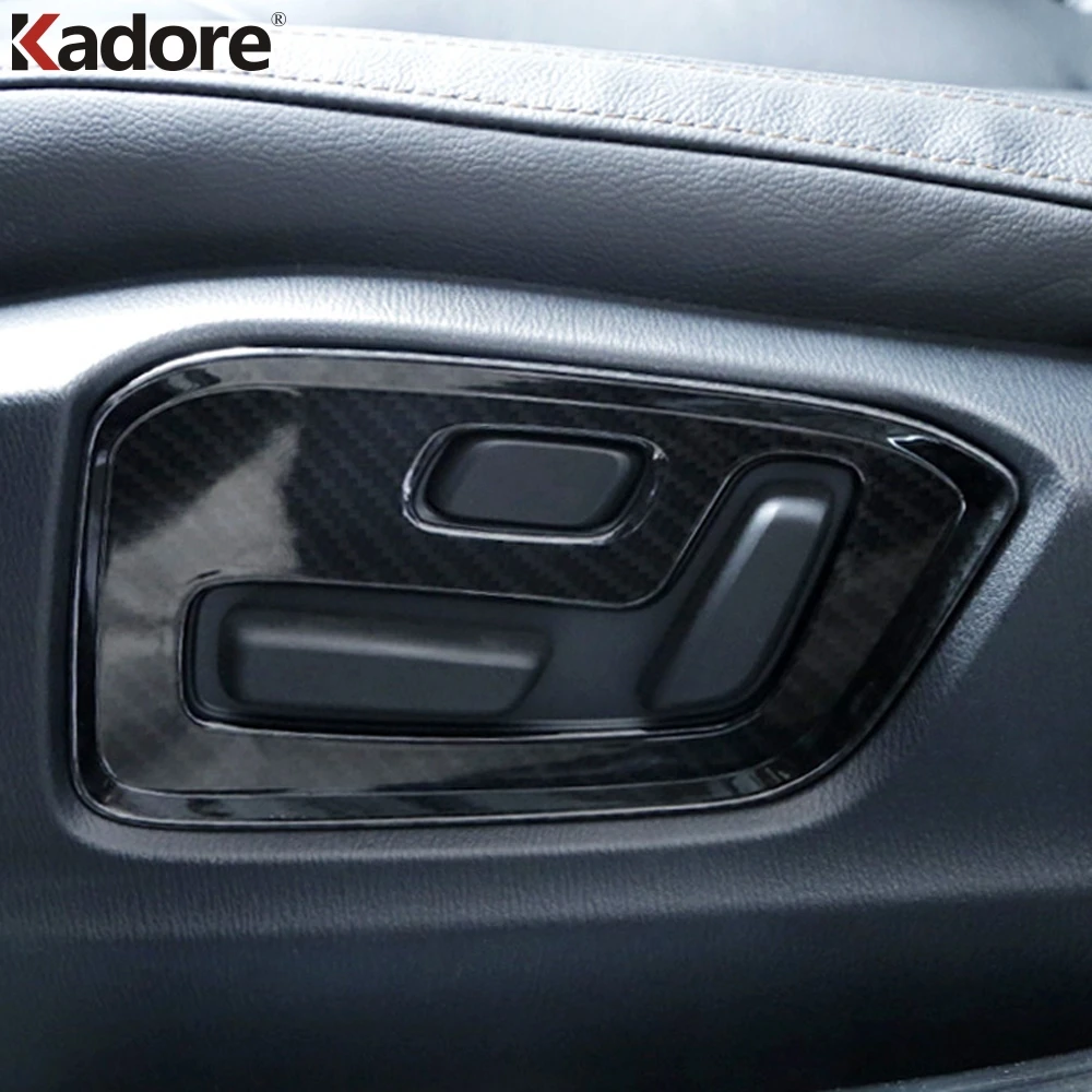 Для Mazda CX5 CX-5 KF углеродное волокно ABS Матовый автомобиль-аксессуары Автомобильные дверные кнопки регулировка сиденья панель накладка