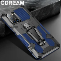 gdream shockproof back clip phone case for oneplus nord n200 5g kickstand armor bracket protective cover for oneplus nord n200