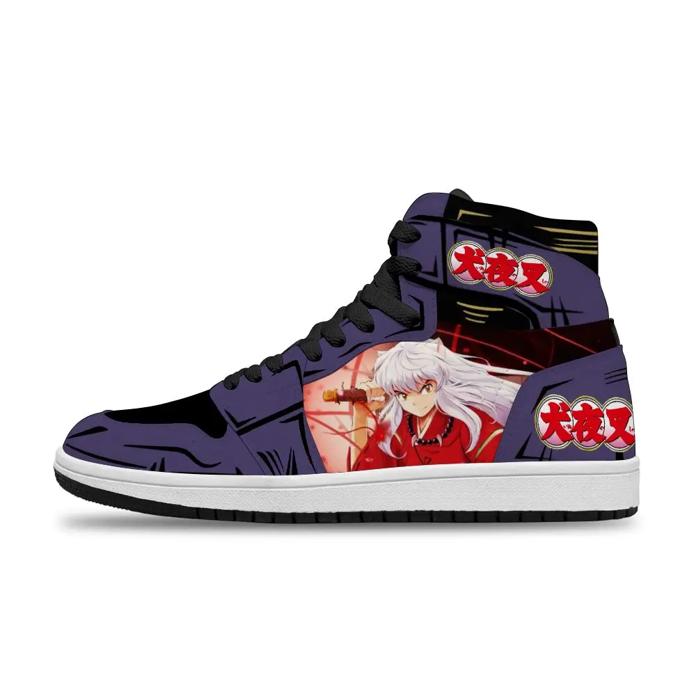 

Hot Japanese Anime Cartoon Inuyasha Diy Customized Sports Non-Slip Casual Shoes For Men's Unisex Fashion Shoe