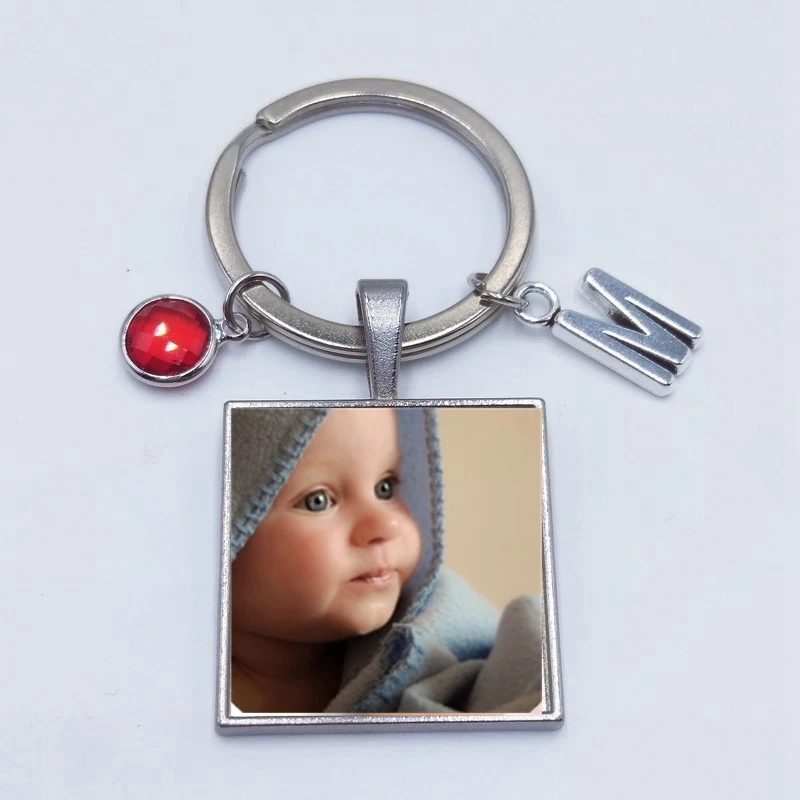 8 цветов с украшением в виде кристаллов 26 букв A Z персонализированные фото на