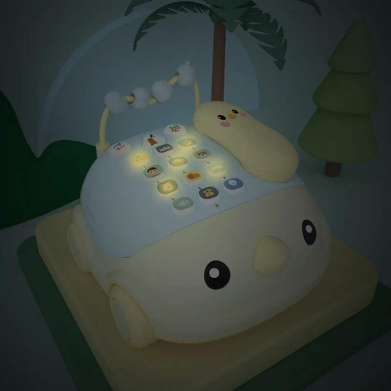 Мобильный телефон Цыпленок игрушка для детей интерактивные Обучающие