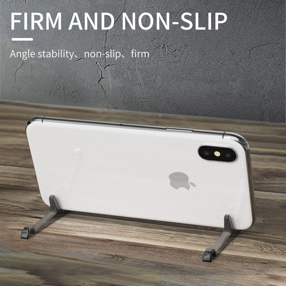 OATSBASF Universal Metal Phone Holder For iPhone 12 13 Pro Max Xiaomi Tablet iPad Mobile Portable Cell Stand | Мобильные телефоны и