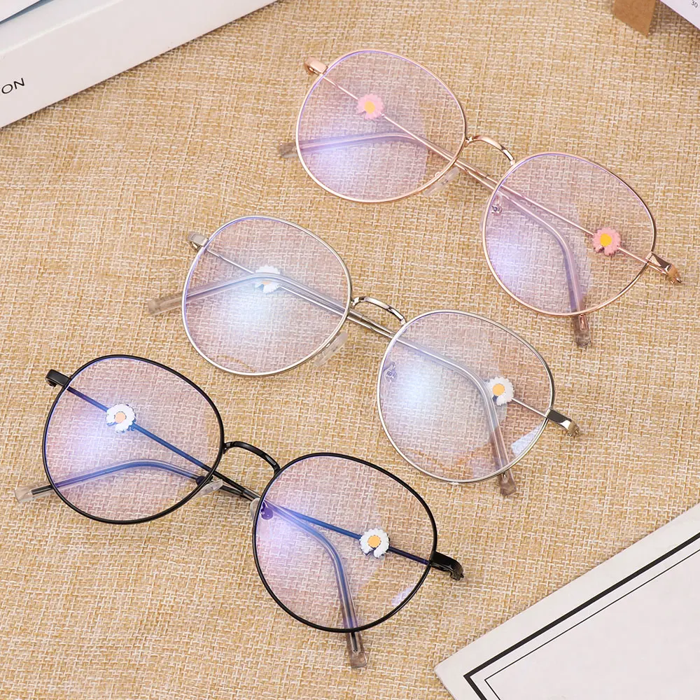 Очки унисекс в металлической оправе с защитой от синего светильник