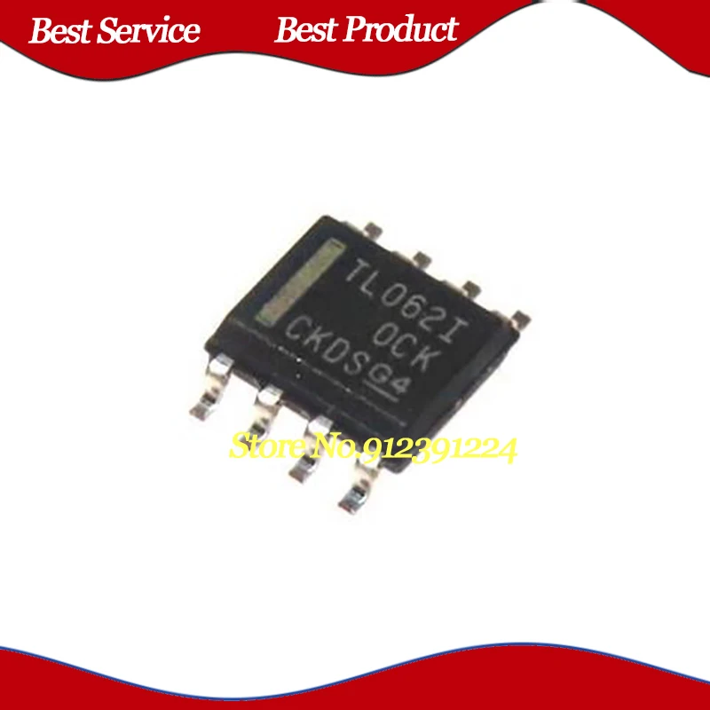 

10 Pcs TL062IDR TL062I SOP8 New and Original In Stock