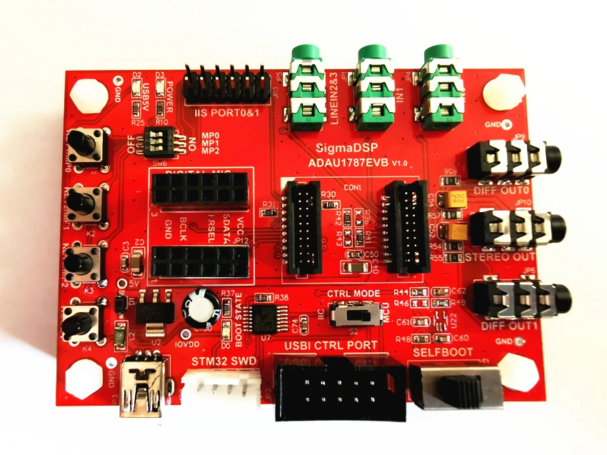Placa de desarrollo ADAU1787, EVAL-ADAU1787Z, V&iacute;deo tutorial chino, chip principal para auriculares con cancelaci&oacute;n de ruido-0