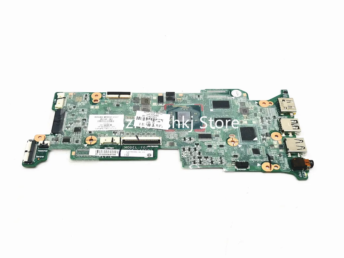 

851142-001 851142-501 851142-601 For HP Chromebook 11 G4 Laptop Motherboard with N2840 CPU 2G RAM 16G eMMC DAY07MB16E1 Test OK