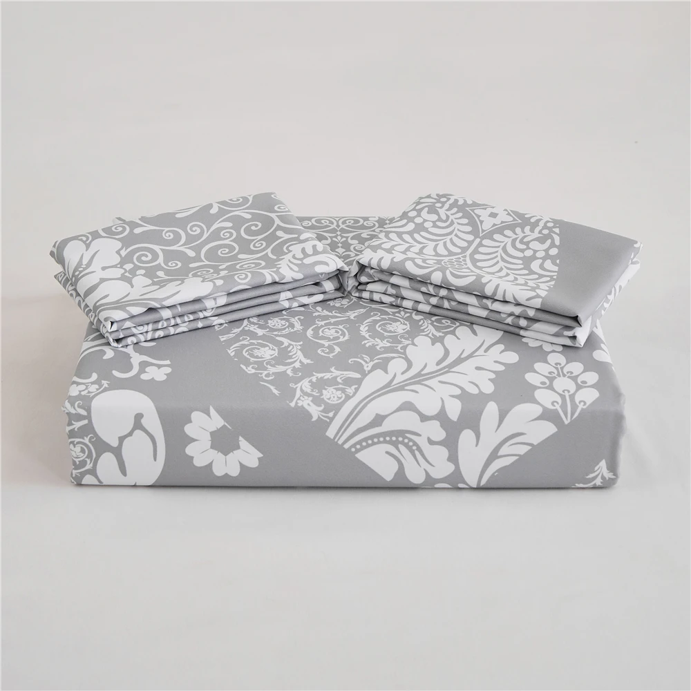 

2/3Pcs Mandala Duvet Cover Set Grey Bedding Sets 240x220 150x210 Single High Quality Quilt Cover Pillowcase (No Bed Sheet)
