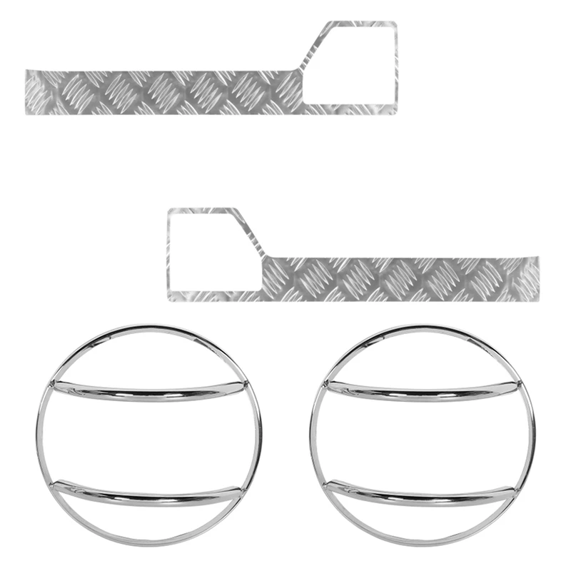 

Накладка на переднюю фару автомобиля, защитная накладка с внутренней дверной панелью, декоративная рамка, Накладка для Suzuki Jimny 19-20