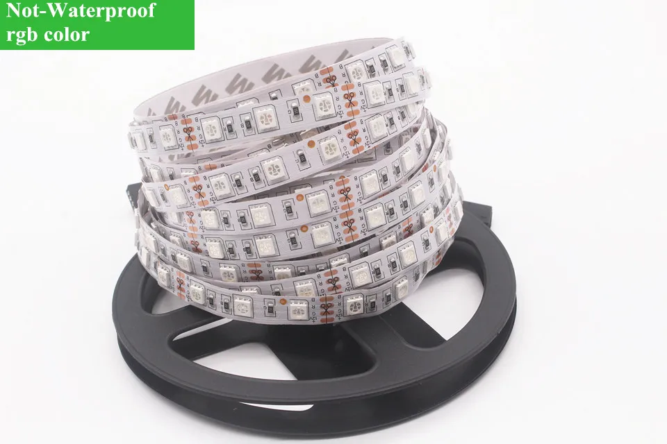 Светодиодные ленты светильник 5050 RGBW/RGBWW DC12V 60 Светодиодный/m IP20 IP65 RGB теплый белый гибкий светодиодный светильник 5 м/лот лучше, чем Smd3528 5630 5730