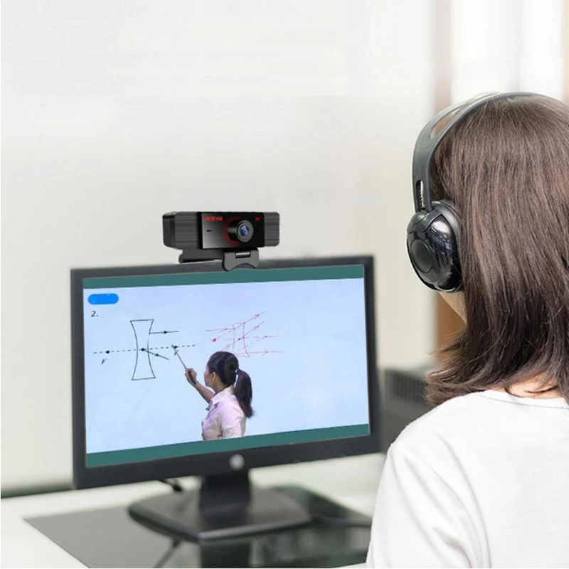 

Webcam 1080P High Definition USB Webcam Live Streaming Laptop PC Computer Web Camera for Video Calling Conferencing