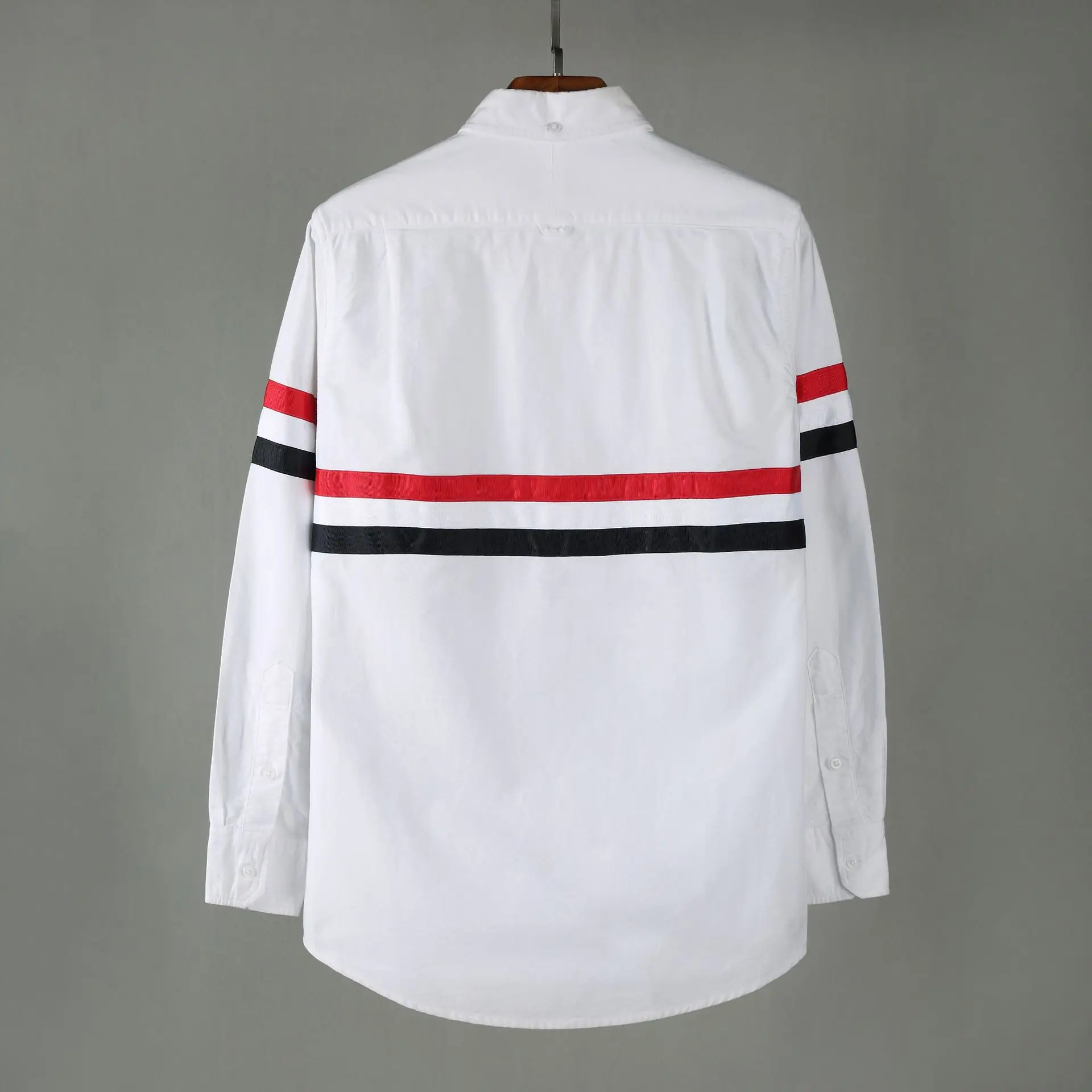 Модные брендовые рубашки TB THOM для мужчин Тонкая Повседневная рубашка с длинным