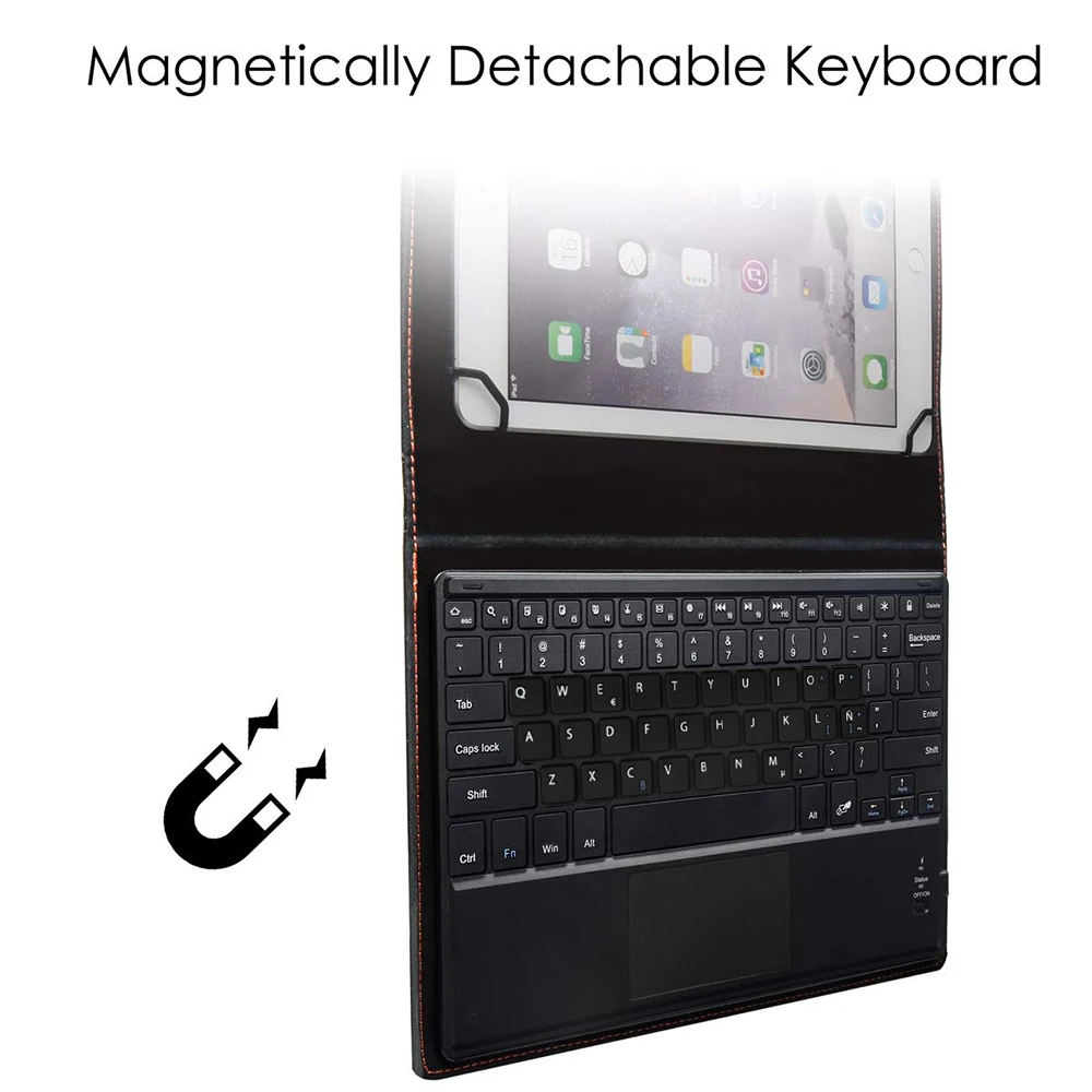 9-10 1 дюймов Магнитный Съемный Bluetooth-чехол для планшета клавиатура iPad Huawei Samsung Lenovo