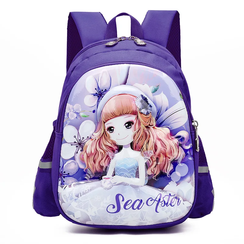 

LXFZQ Schoolbag Cute Baby Double Shoulder Bag Kids Anti Lost Children Bag 3-6 Years Old Cartoon Girl Boy Kids Backpack