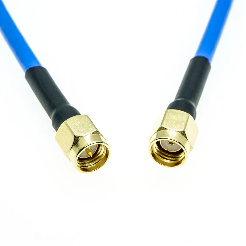 Коннектор RPSMA штырь-штырь SMA RG402 RG-402 полугибкий коаксиальный кабель 0 141 дюйма 50 Ом