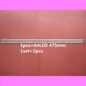 Новинка 2 шт. 64 светодиодный 475 мм светодиодный подсветка stirp для TH-L42E30W LG 42F1 42F102 NLAW20103R NLAW20103L 111116A-0354 11063C-0315