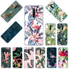 Чехол для телефона Xiaomi Redmi 9C 9 8 8A 7 9A 7a 9T Note 10 9 8T 7 Pro 9s, мягкие ТПУ чехлы в стиле ретро с тропическими растениями, банановыми листьями