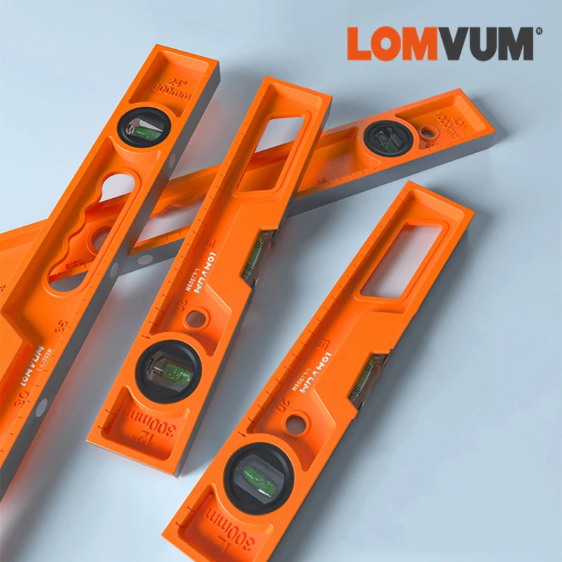 LOMVUM рычаг измерительная линейка высоко точный спиртовой уровень Магнитная линейка нержавеющие пузыри измерительные приборы высокой точности