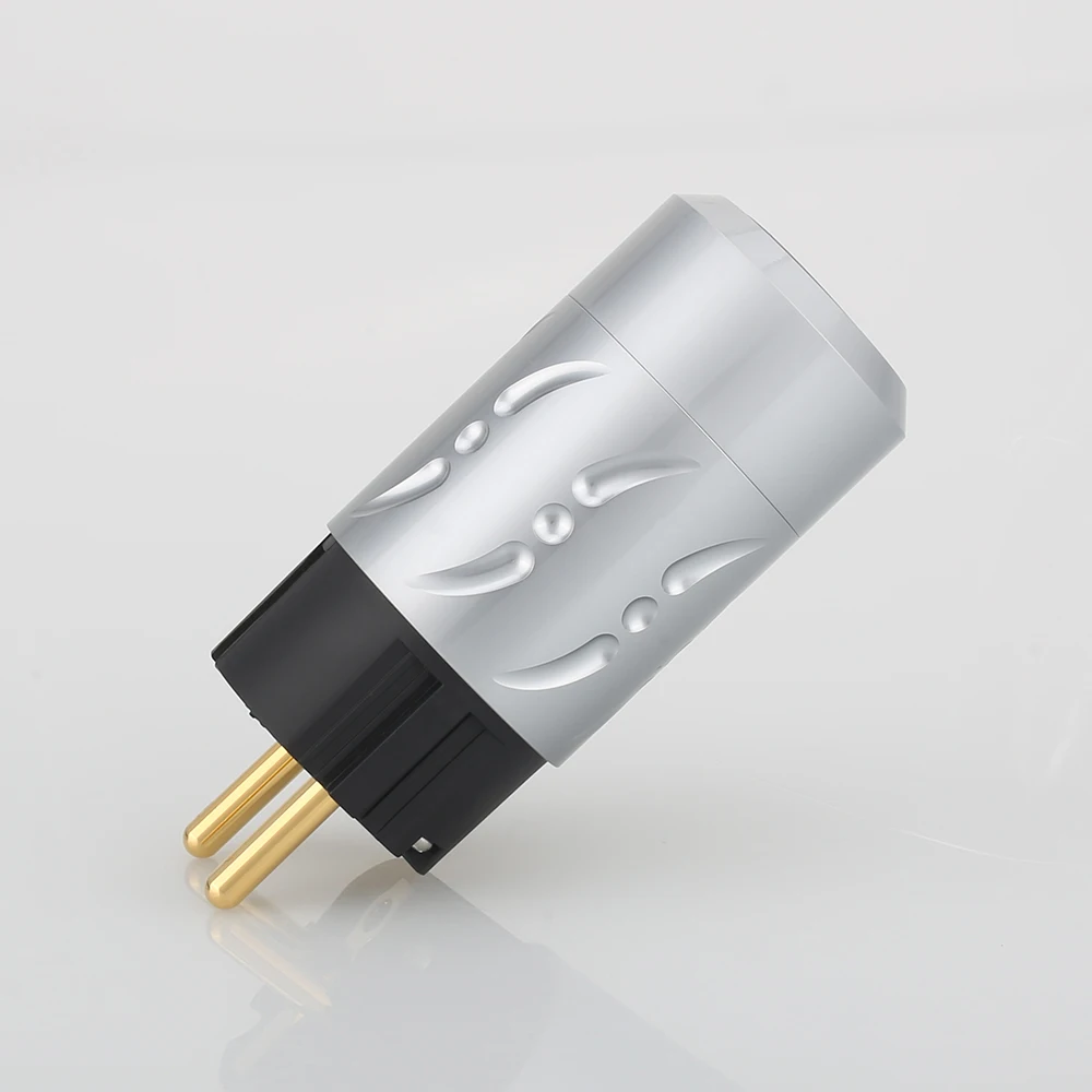Виборг X Hifi аудио 1 пара чистая медь 24K позолоченный алюминиевый сплав 20 мм EU schuko