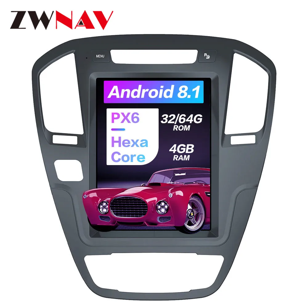 

Вертикальный IPS экран Tesla Android 9 PX6 4 + 64 Гб DSP Carplay для Opel Buick Regal 2008 2009 2010 2011 2012 2013 GPS навигация